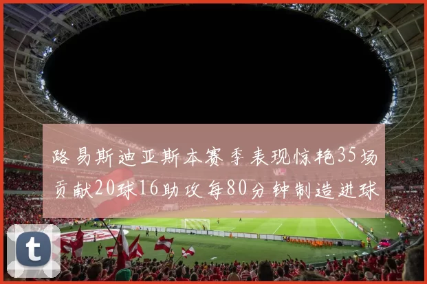 路易斯迪亚斯本赛季表现惊艳35场贡献20球16助攻每80分钟制造进球